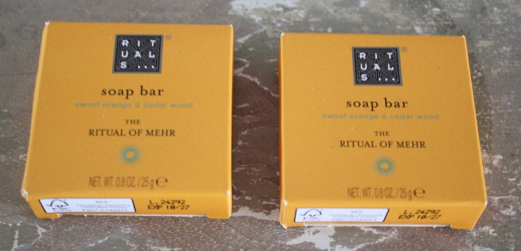 set van 2 rituals soap bar, Ophalen of Verzenden, Nieuw, Overige typen