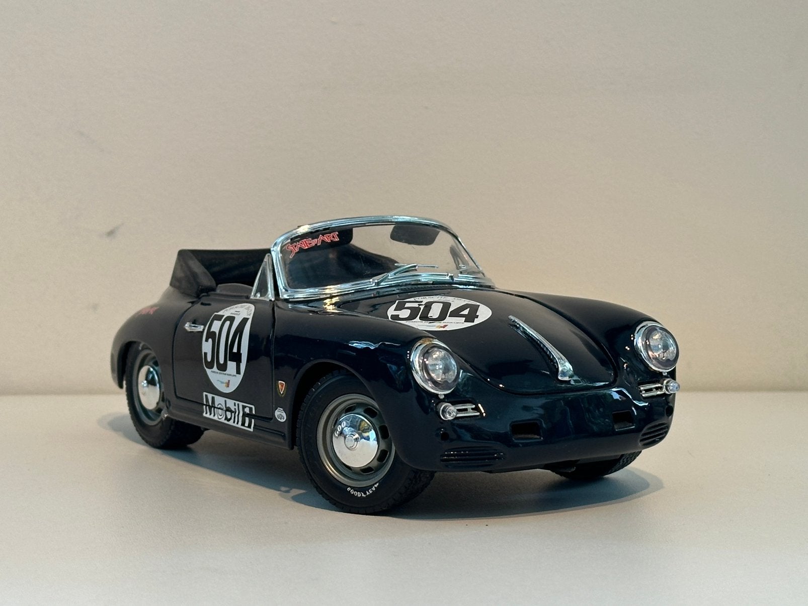 Porsche 356 B Cabriolet Cup | Bburago | schaal 1:18, Ophalen of Verzenden, Zo goed als nieuw, Bburago