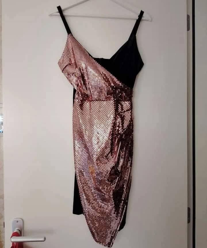 Glitter dress, Ophalen of Verzenden, Zwart
