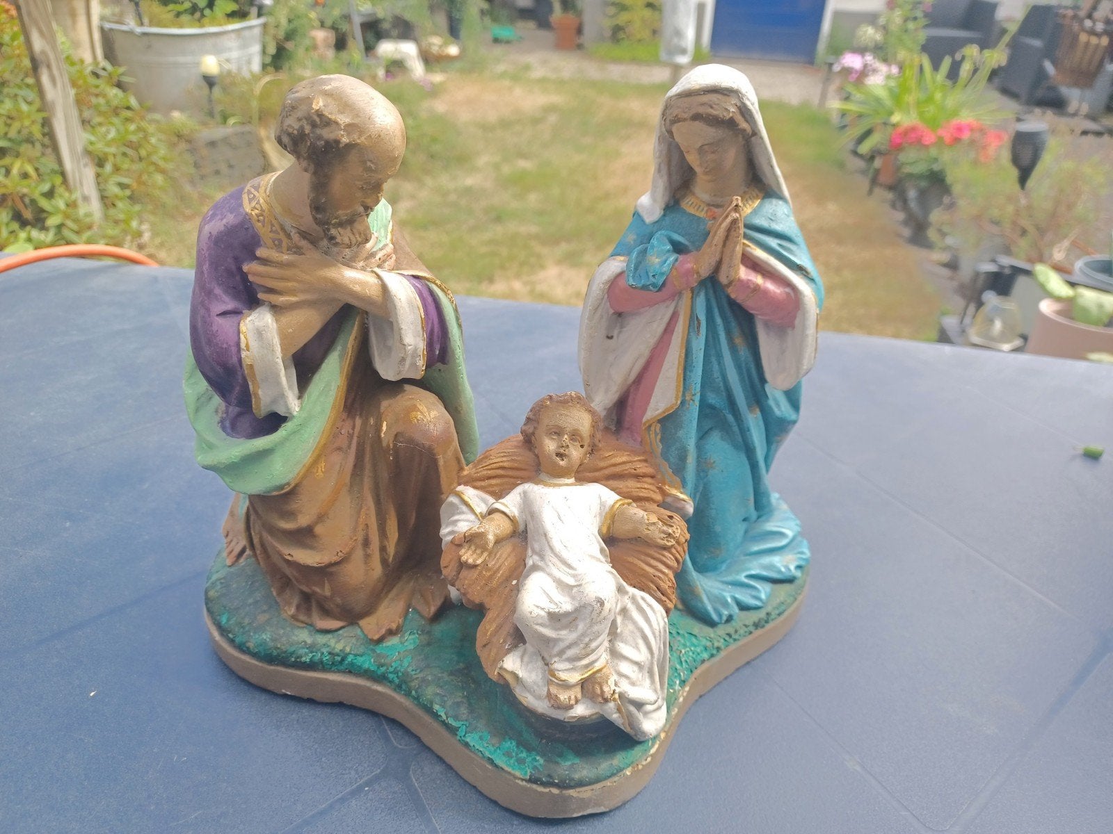 Kerststalbeeld van de Heilige Familie, Diversen, Ophalen of Verzenden, Gebruikt