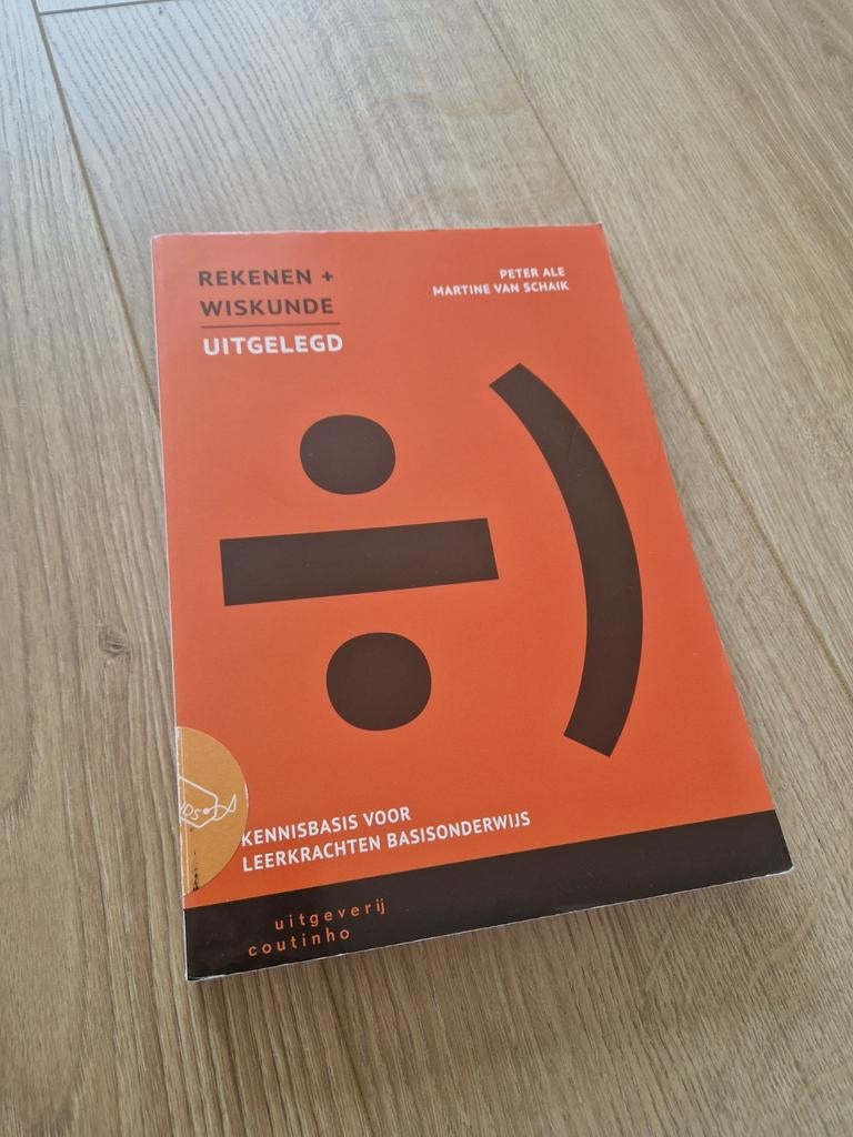 Studieboek PABO Kennisbasis Rekenen + Wiskunde Uitgelegd, Boeken, Studieboeken en Cursussen, Ophalen of Verzenden, Zo goed als nieuw