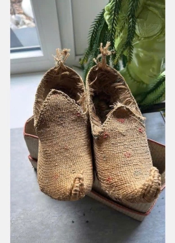 Handgemaakte oude Sisal traditionele schoeisel bv. Chinees’, Ophalen of Verzenden