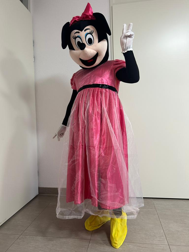 Mini mouse mascotte te huur, Ophalen of Verzenden, Zo goed als nieuw, Overige