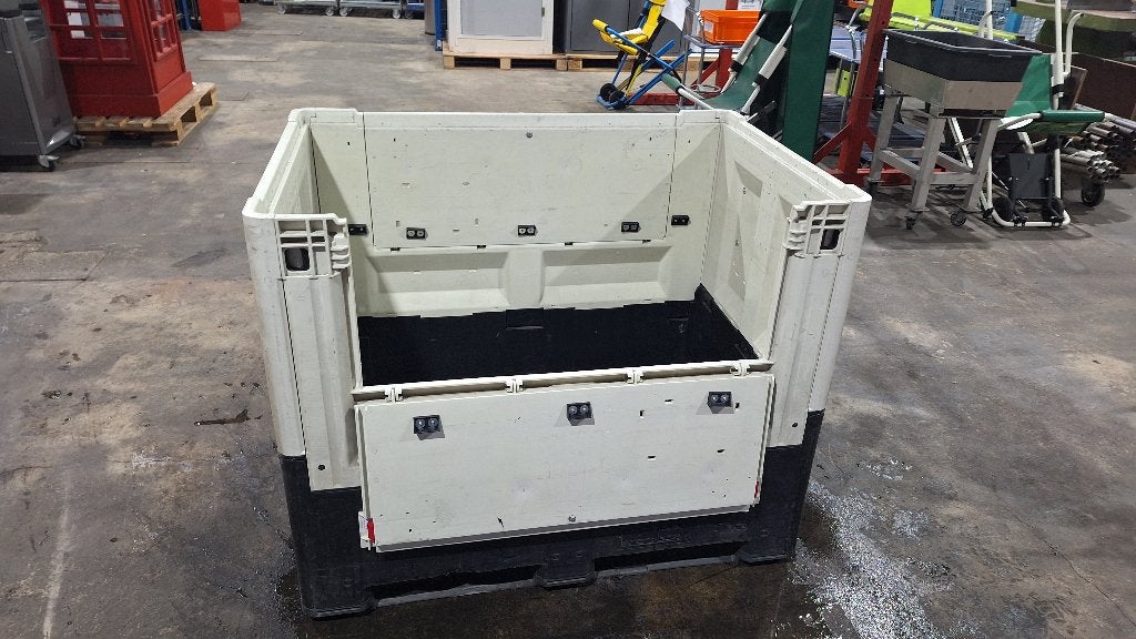 Opvouwbare palletbox opslabox palletkrat 120x 80x 94 cm, Ophalen, Gebruikt, 100 cm of meer, 60 cm of meer