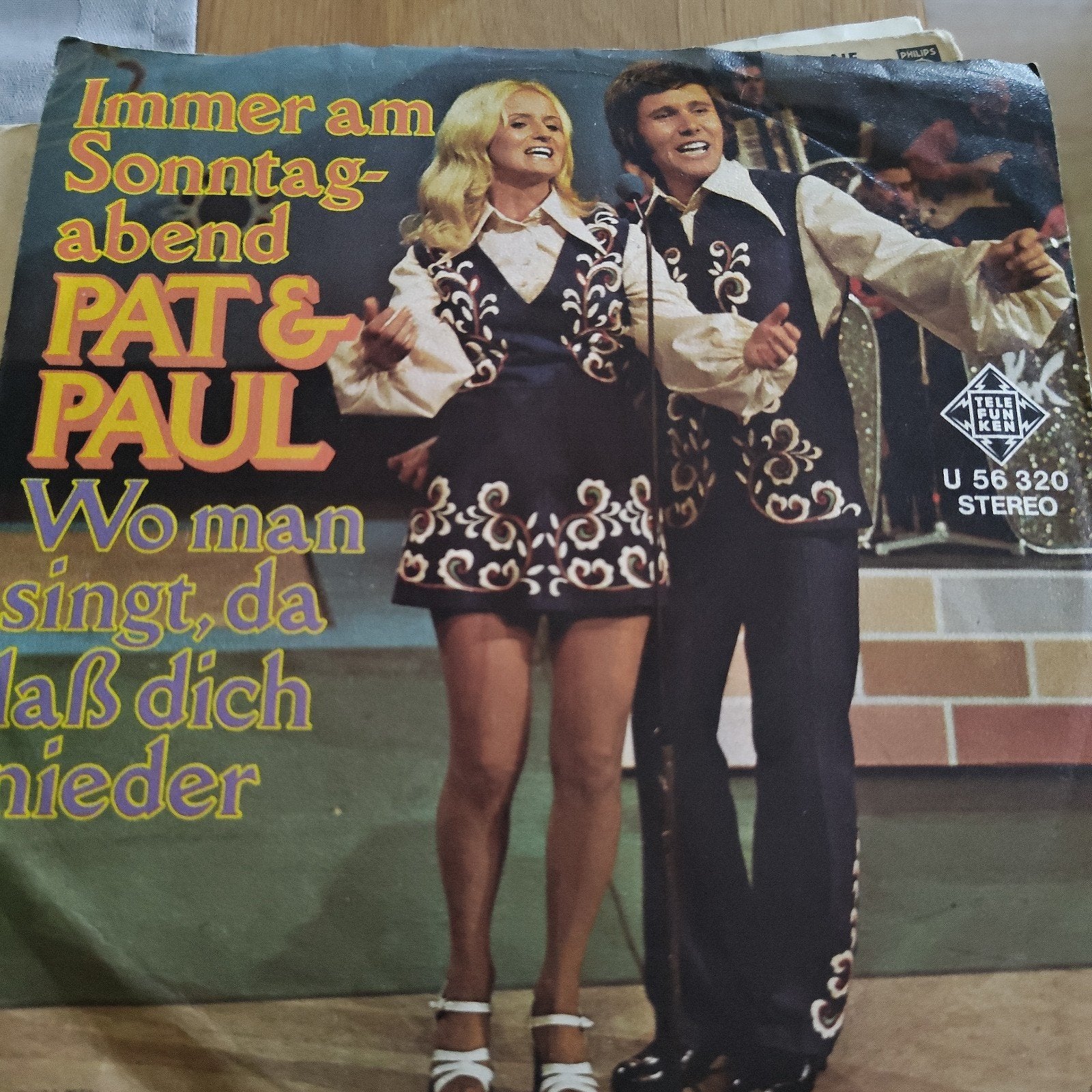Pat & Paul -Immer am Sonntagabend / Wo man singt, da laß dic, Cd's en Dvd's, Vinyl Singles, Gebruikt, Schlager, EP, 7 inch, Ophalen of Verzenden
