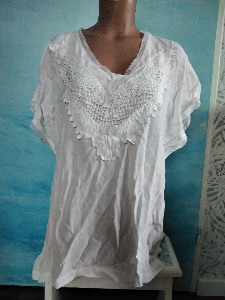 Witte blouse maat 40 Expresso, Maat 38/40 (M), Expresso, Wit, Ophalen of Verzenden