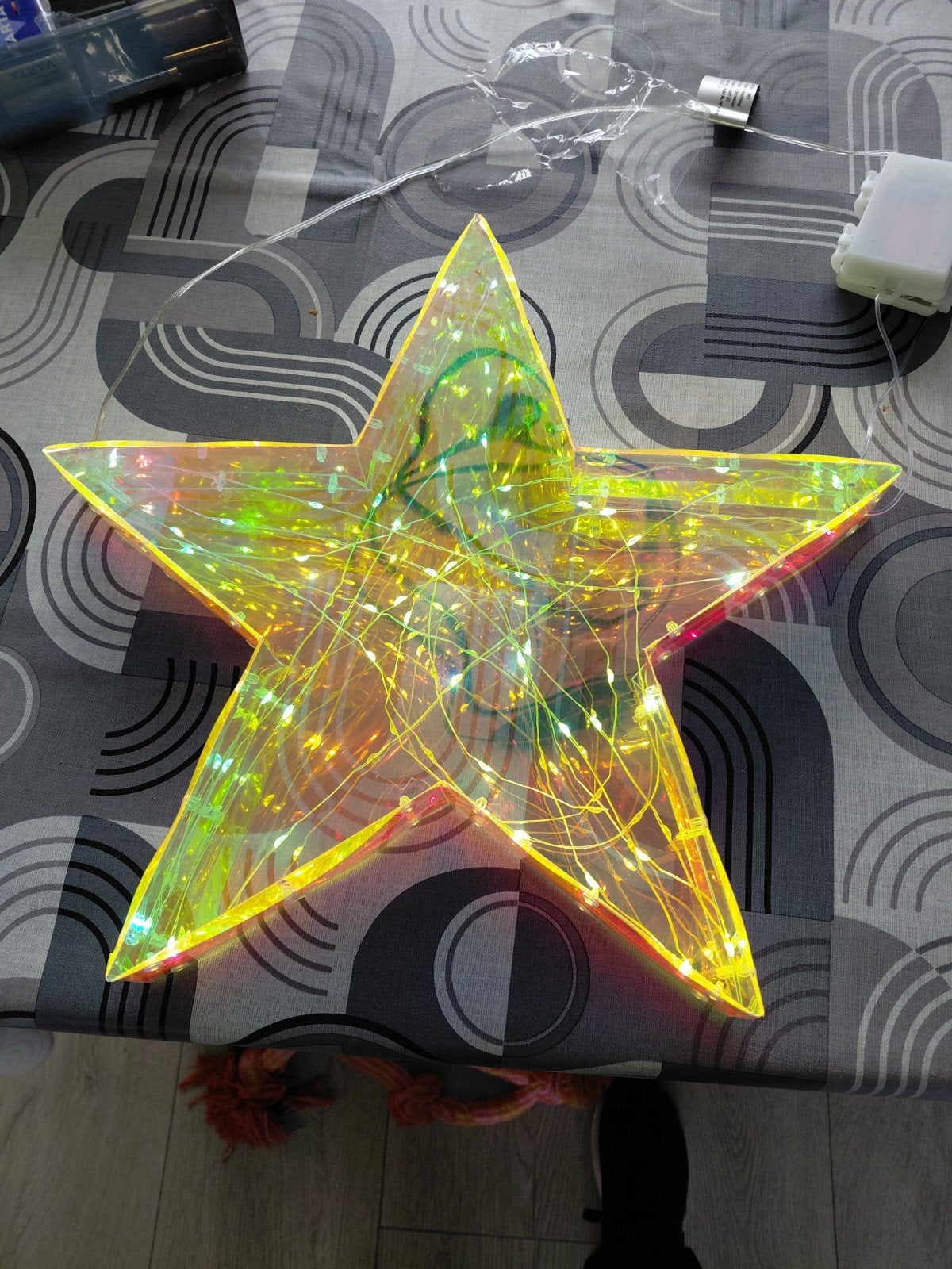 Kerstster bijna gratis, Ophalen
