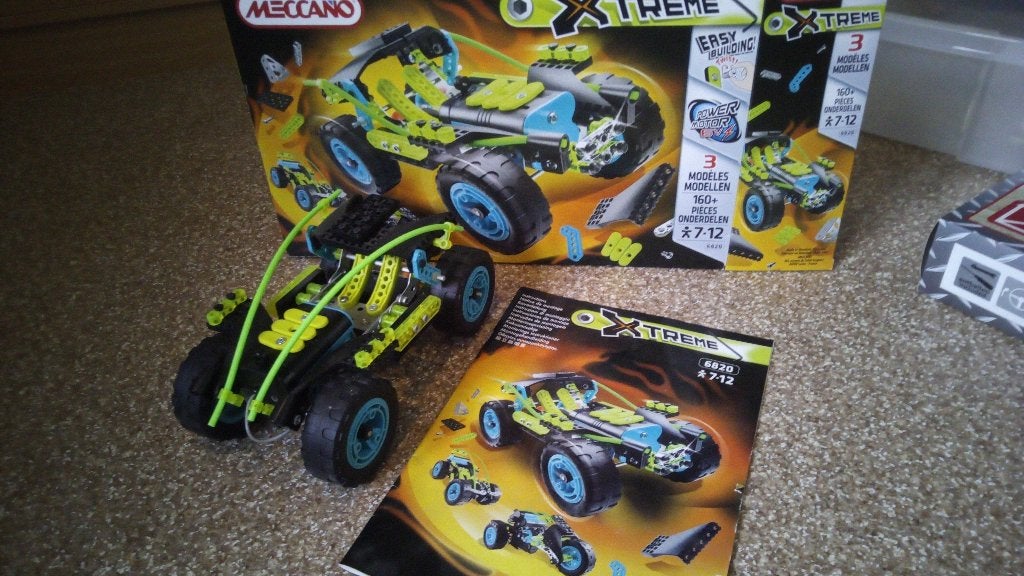 mecano-xtreme-3-in-1, Ophalen of Verzenden, Gebruikt, Groter dan 1:32