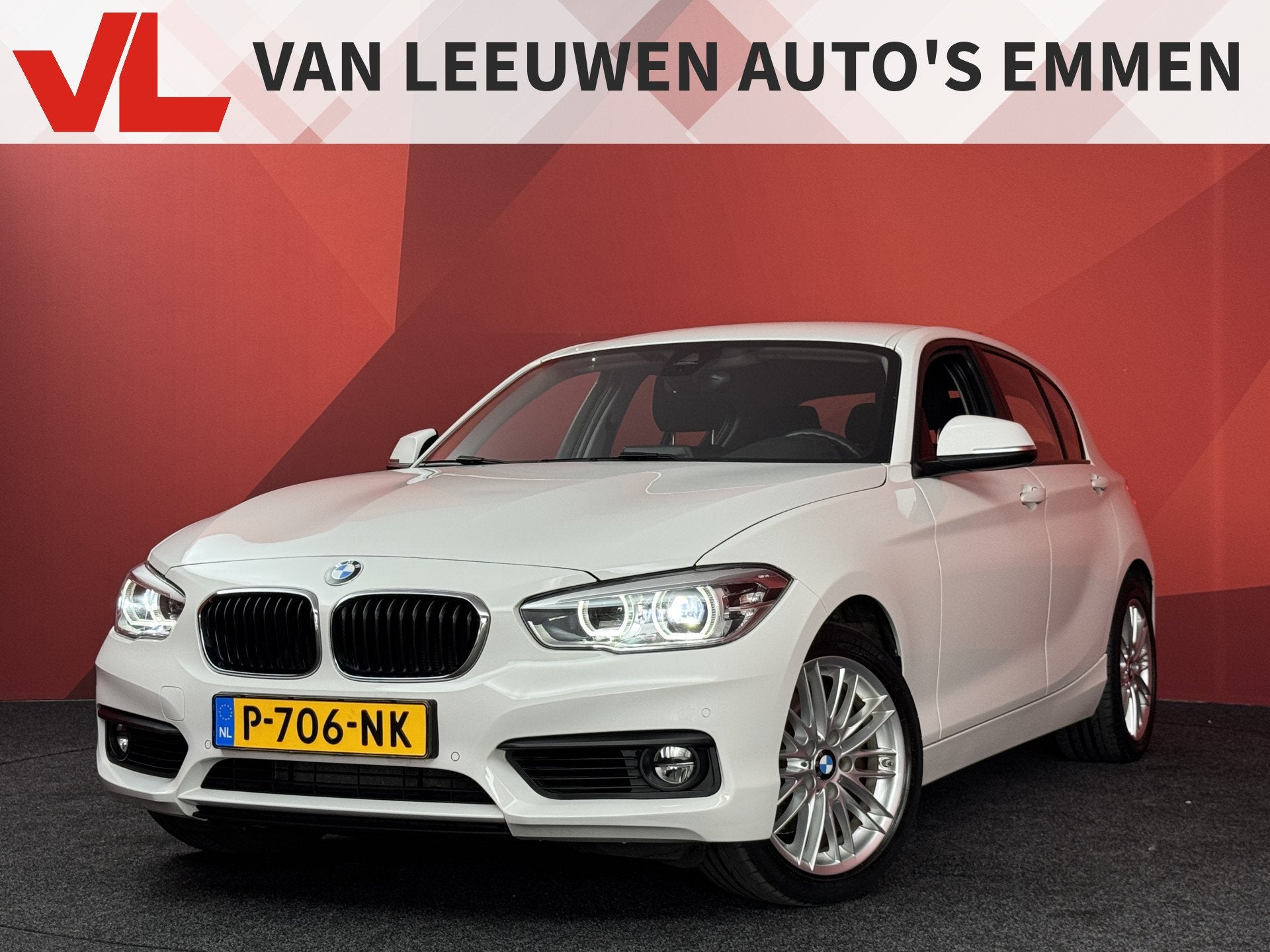 BMW 1-serie 120i Executive | Stoelverwarming | Navigatie | C, Auto's, BMW, 1998 cc, Gebruikt, 4 cilinders, Wit