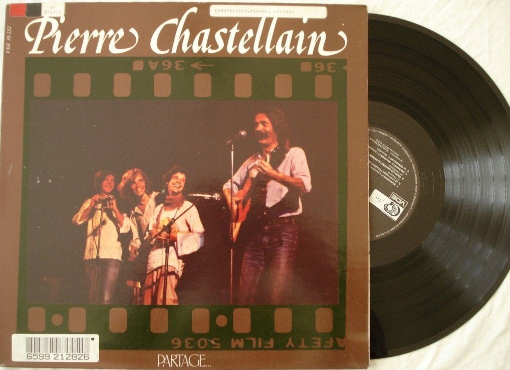 Pierre Chastellain - Partage, LP, Gebruikt, Ophalen of Verzenden, Gatefold hoes