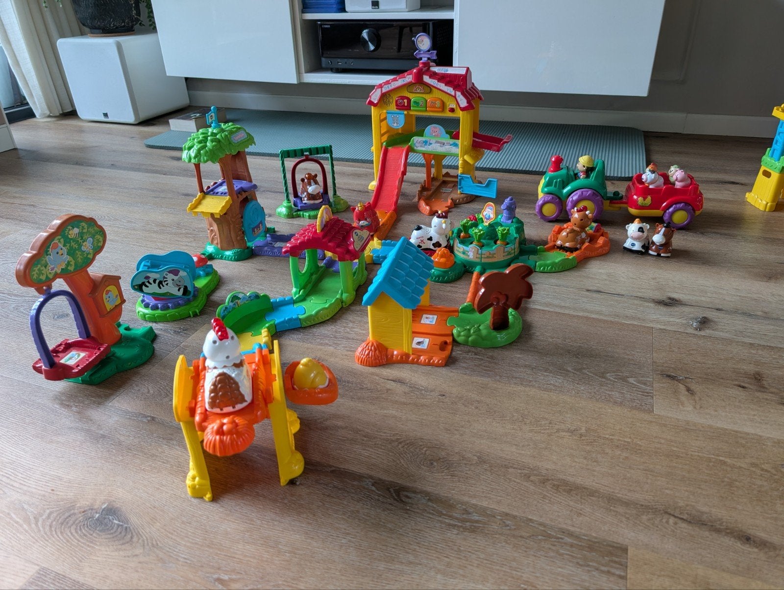 Grote VTech Zoef Zoef Dieren Speelset met extra's, Ophalen of Verzenden, Gebruikt, Jongen of Meisje