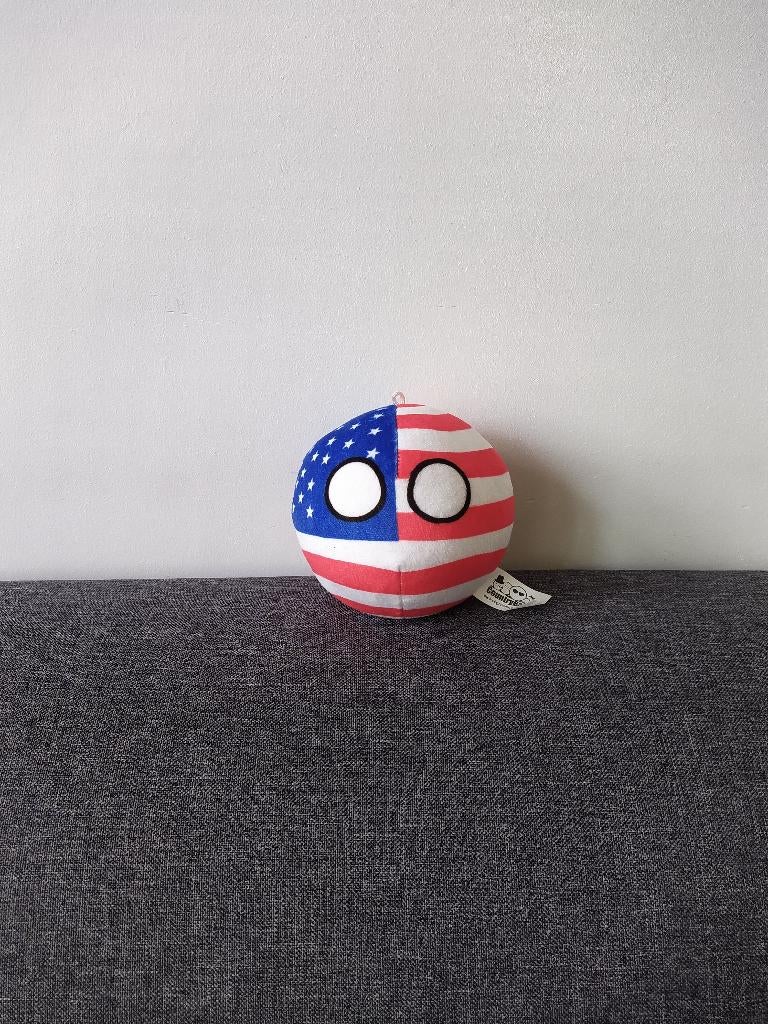 Countryball knuffels Verenigde Staten, Ophalen of Verzenden, Nieuw, Overige typen