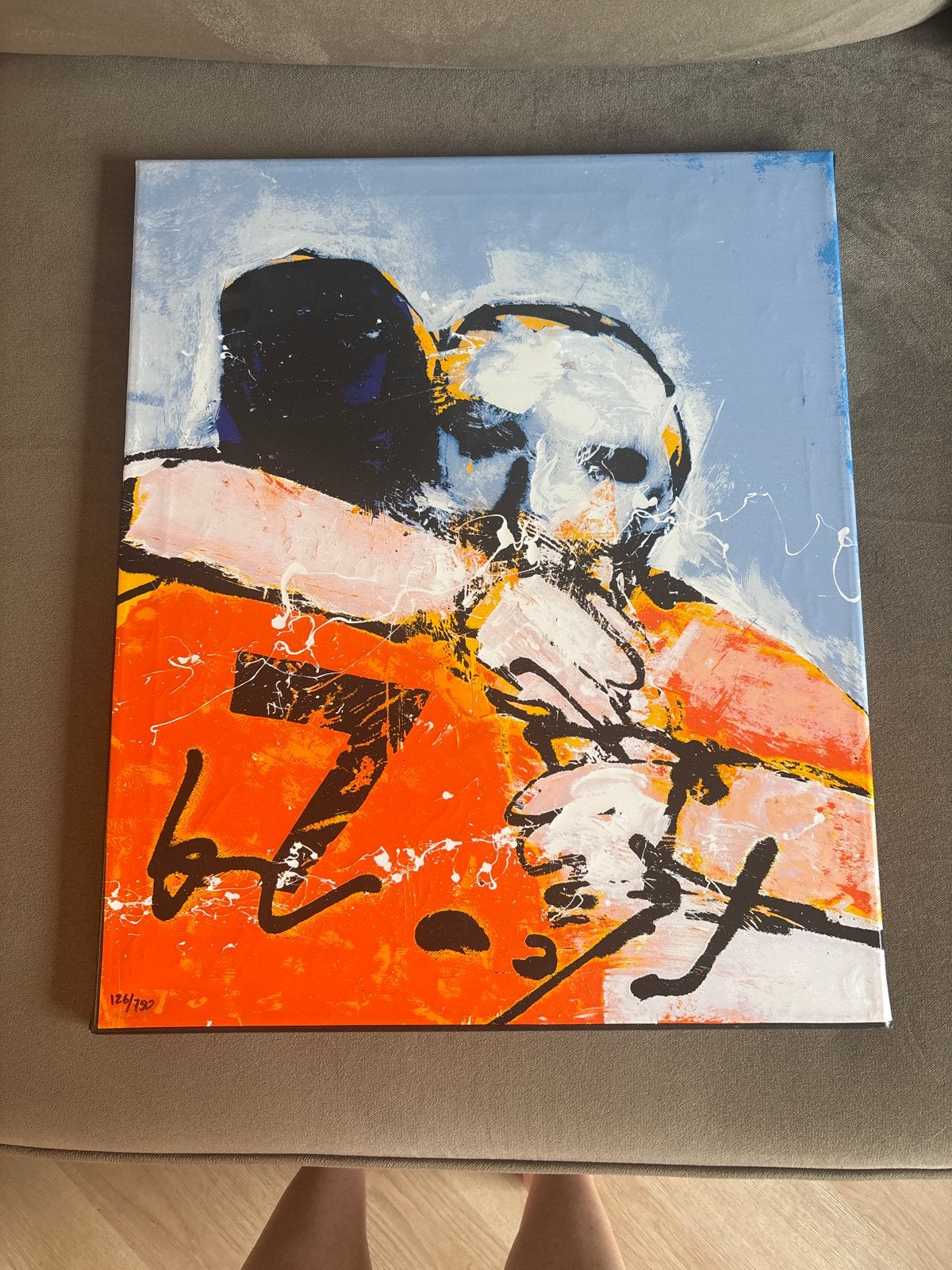Herman Brood Zeefdruk - Nr. 7 - 60x50 cm - Gelimiteerd, Gelimiteerde oplage, Ophalen, Zeefdruk