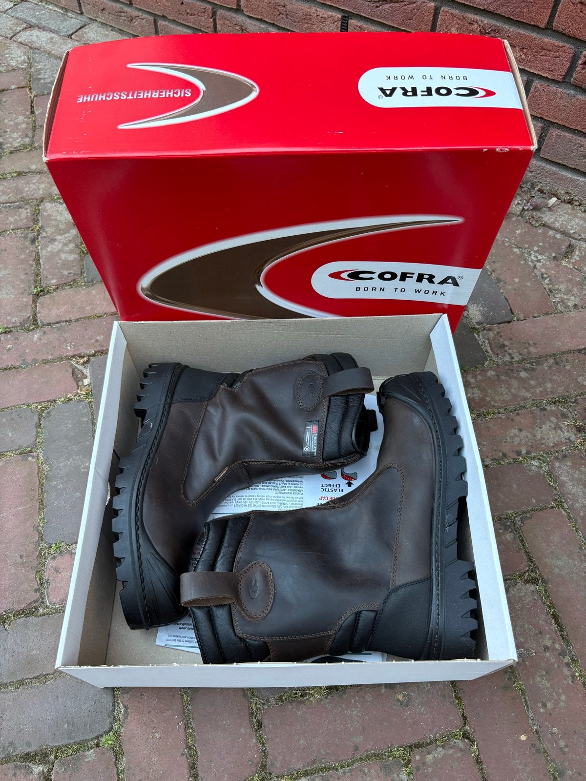 Cofra veiligheidslaarzen - Maat 44 - Nieuw, Ophalen of Verzenden, Nieuw, Bruin, Werkschoenen