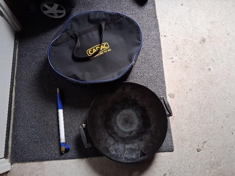 skottelbraai cadac met tas, Caravans en Kamperen, Kampeeraccessoires, Gebruikt, Ophalen