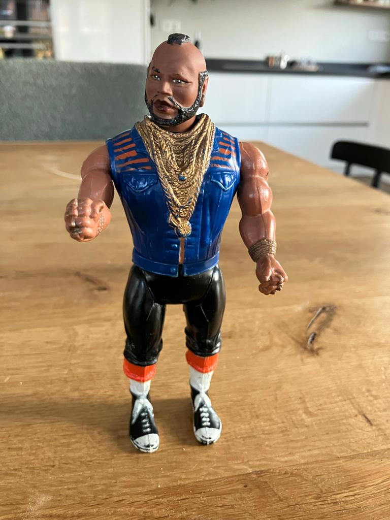 Vintage Mr. T A-Team Actiefiguur Jaren '80, Ophalen of Verzenden, Zo goed als nieuw