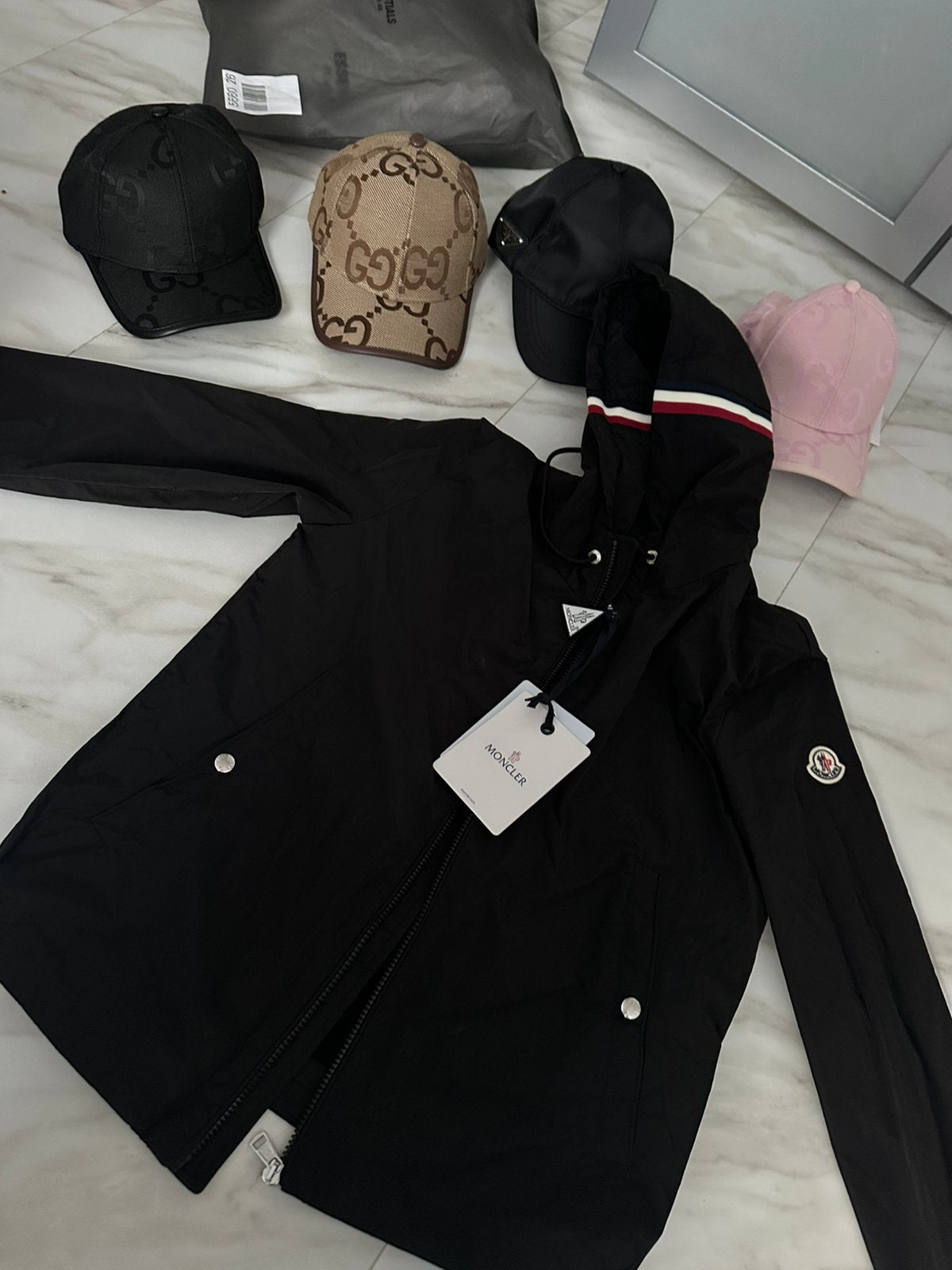 Moncler windbreaker, Ophalen of Verzenden, Nieuw, Maat 46 (S) of kleiner, Zwart