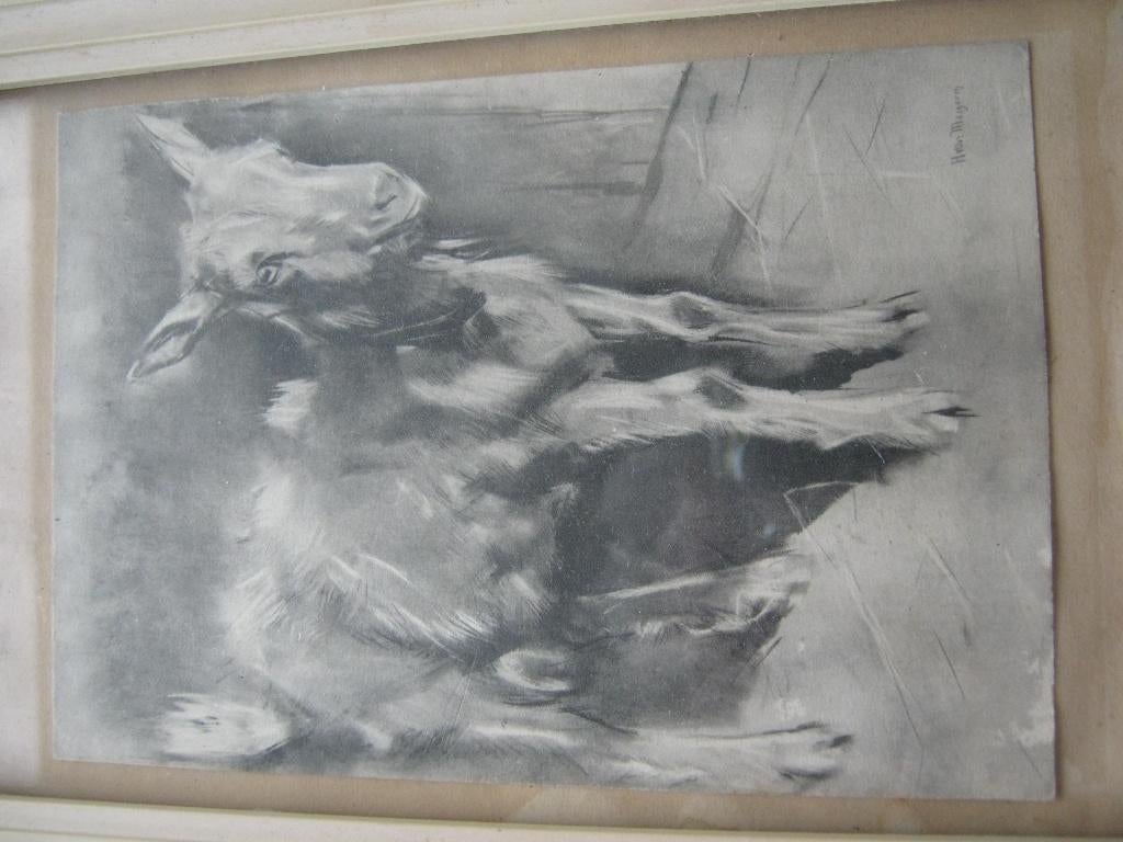 Prent Het geitje van Han v. Meegeren, Antiek en Kunst, Verzenden