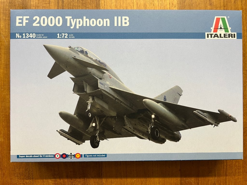 Italeri EF 2000 Typhoon IIB 1:72 bouwpakket – 1340, 1:72 tot 1:144, Italeri, Verzenden, Nieuw