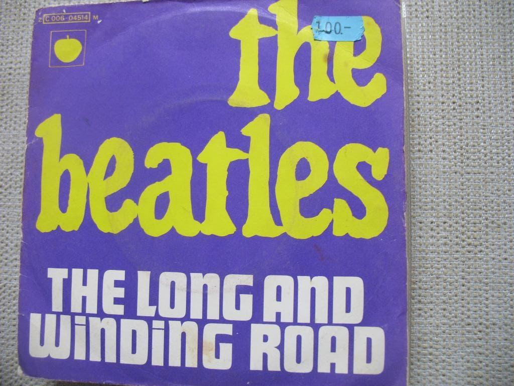 The Beatles - The long and winding road, Cd's en Dvd's, Vinyl Singles, Gebruikt, 7 inch, Single, Ophalen of Verzenden