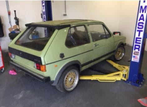 Volkswagen Golf 1.1 L 1976 Groen, Auto's, 4 cilinders, Handgeschakeld, 50 pk, 736 kg