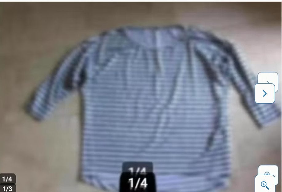 Dames trui merk Only mt L blauw/wit gestreept., Only, Blauw, Maat 42/44 (L), Ophalen of Verzenden