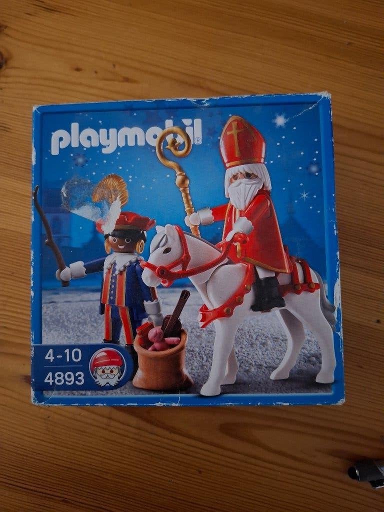Sinterklaas, zijn paard en zwarte Piet., Kinderen en Baby's, Speelgoed | Playmobil, Ophalen of Verzenden, Nieuw