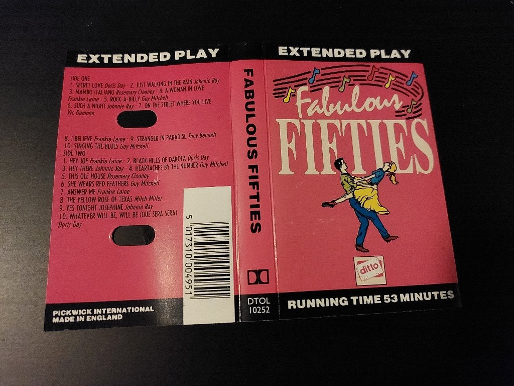 FABULOUS FIFTIES (MC), Cd's en Dvd's, Cassettebandjes, Zo goed als nieuw, Origineel, Verzamelalbums, 1 bandje, Ophalen of Verzenden