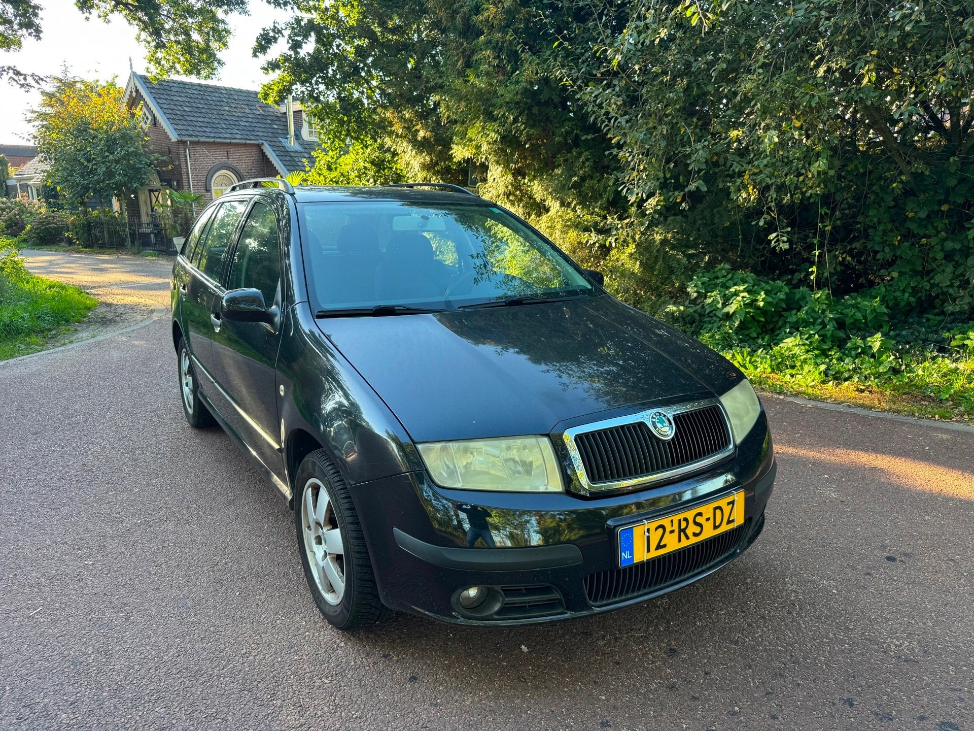 Skoda Fabia Combi 1.4-16V Elegance|Airco|Centaal|Elektrische, Auto's, Voorwielaandrijving, Gebruikt, 4 cilinders, Origineel Nederlands