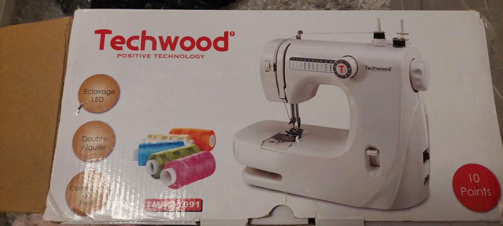 Techwood Naaimachine TMAC-1091 - met originele doos, Ophalen of Verzenden, Zo goed als nieuw, Naaimachine, Overige merken