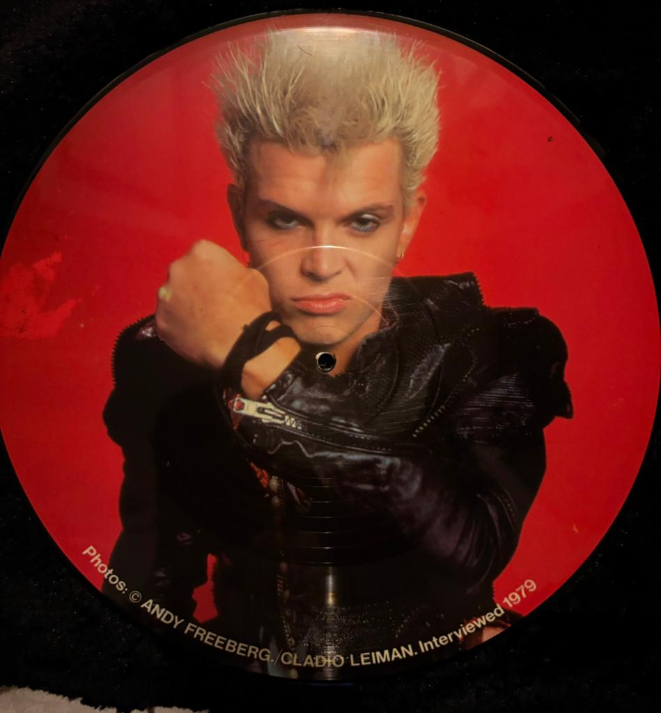 Billy Idol vinyl, Colored vinyl, Ophalen, Zo goed als nieuw, 12 inch