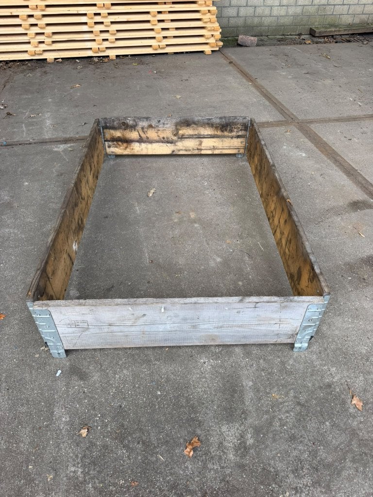Palletrand 120x80cm te koop moestuinbakken, Ophalen, Gebruikt, Minder dan 30 cm, 60 tot 100 cm