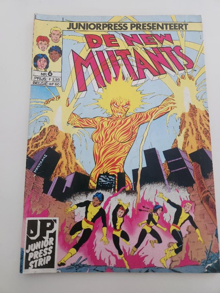 De new mutants - 6 - 1986, Boeken, Strips | Comics, Europa, Ophalen of Verzenden, Junior Press, Gelezen
