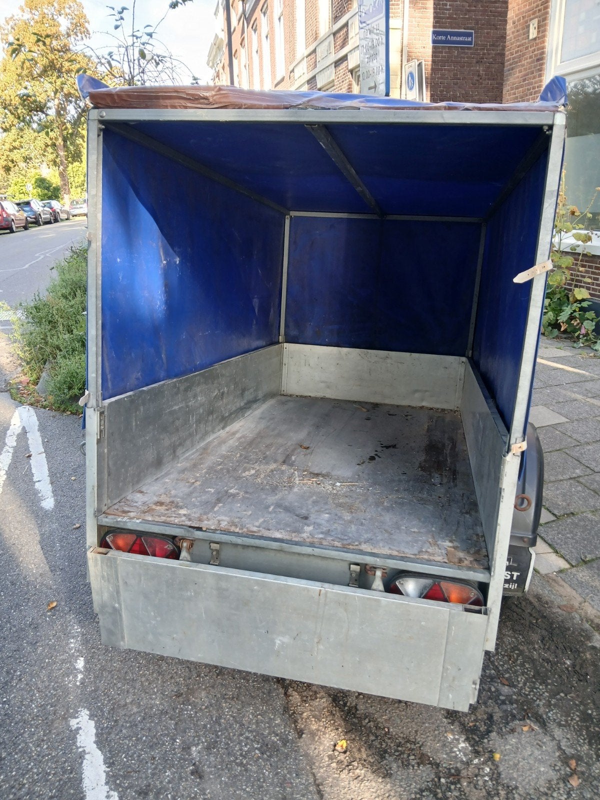 Humbaur aanhangwagen met huif - Ideaal voor transport, Ophalen, Gebruikt
