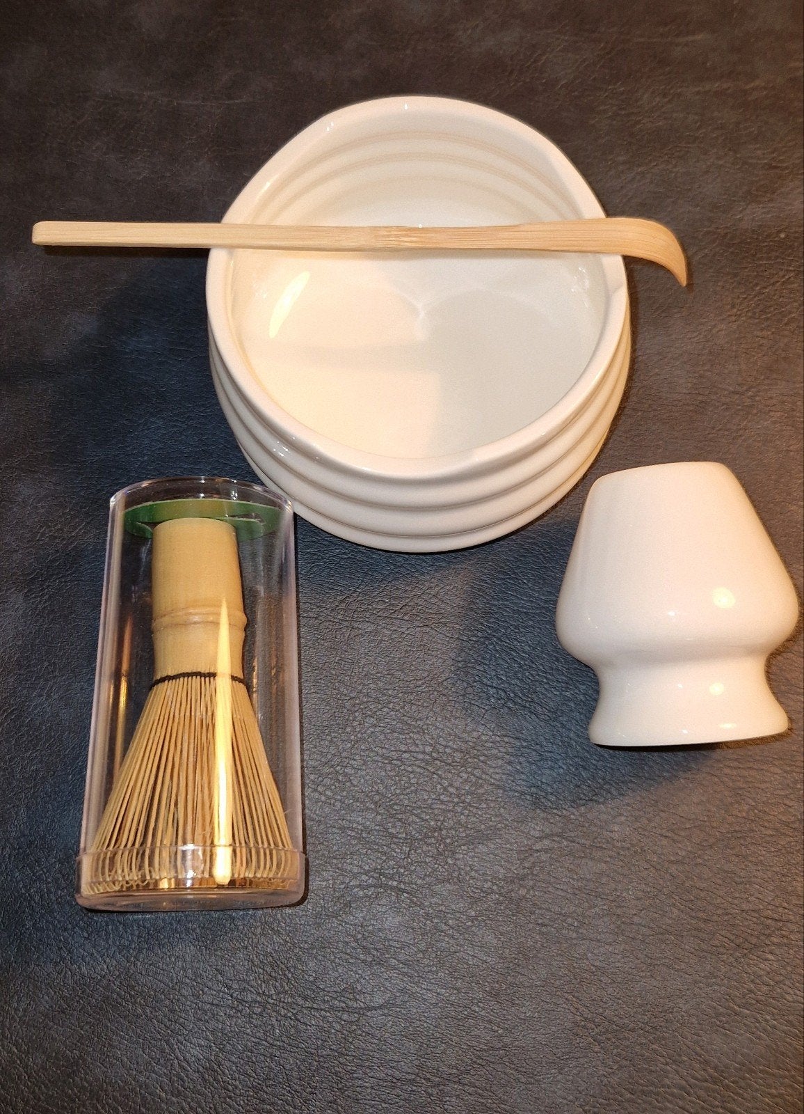 Het perfecte rustmoment met deze 4-delige Witte Matcha set, Ophalen of Verzenden, Nieuw