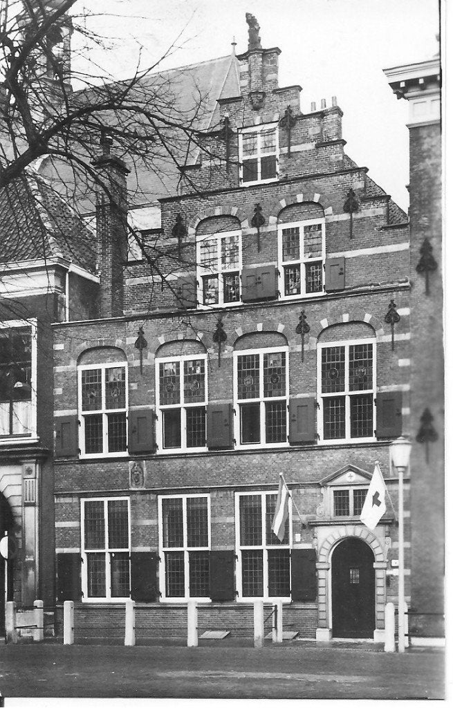 Pageshuis Lange Voorhout  Roode Kruis den Haag., Ophalen of Verzenden, 1960 tot 1980, Ongelopen, Zuid-Holland