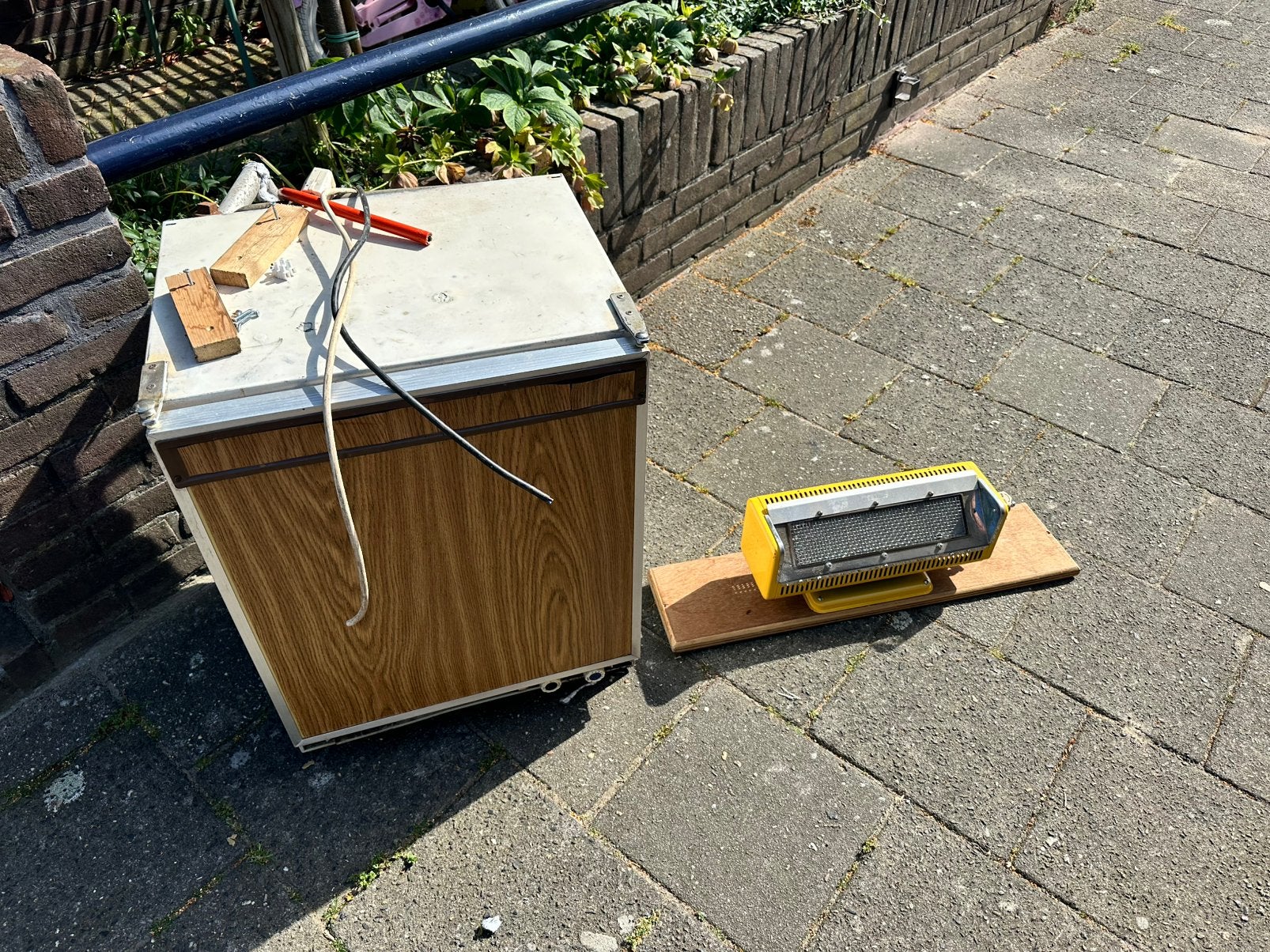 Gratis caravan camper boot koelkast, Witgoed en Apparatuur, Koelkasten en IJskasten, Minder dan 75 liter, Ophalen, Zonder vriesvak