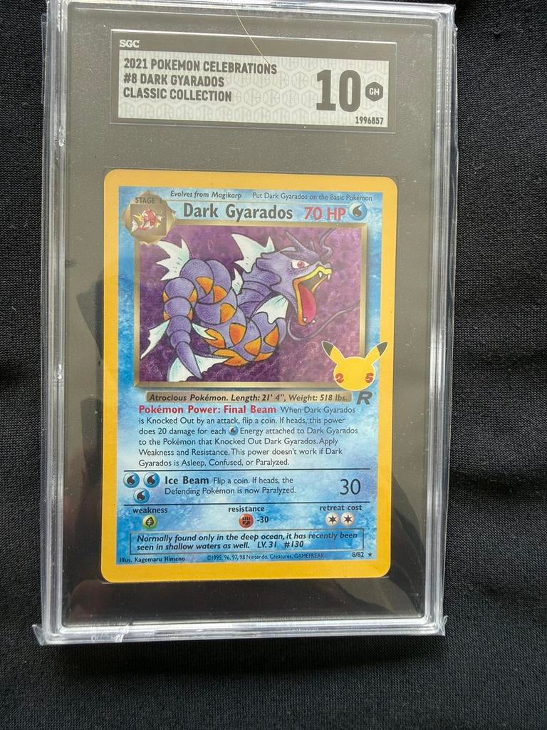 Dark Gyarados, Hobby en Vrije tijd, Verzamelkaartspellen | Pokémon, Ophalen of Verzenden, Zo goed als nieuw