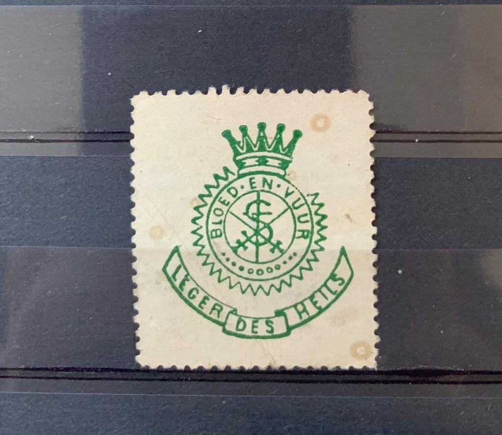 Sluitzegel Leger Des Heils #4, Postzegels en Munten, Verzenden, Na 1940, Gestempeld