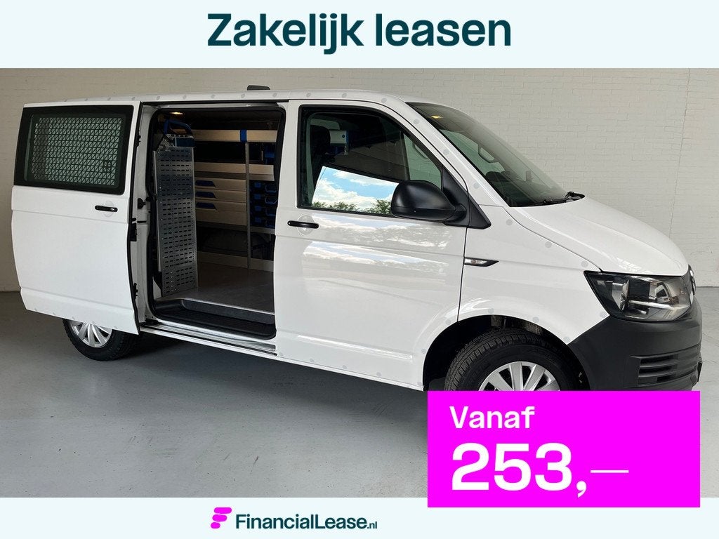 Volkswagen Transporter Servicewagen 2.0 TDI 100pk euro6 L1H1, Voorwielaandrijving, Gebruikt, 4 cilinders, Met garantie (alle)
