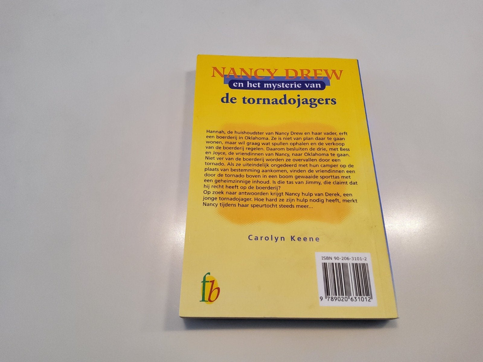 Nancy Drew en het mysterie van de tornadojagers, Ophalen of Verzenden, Gelezen, Carolyn Keene, Fictie
