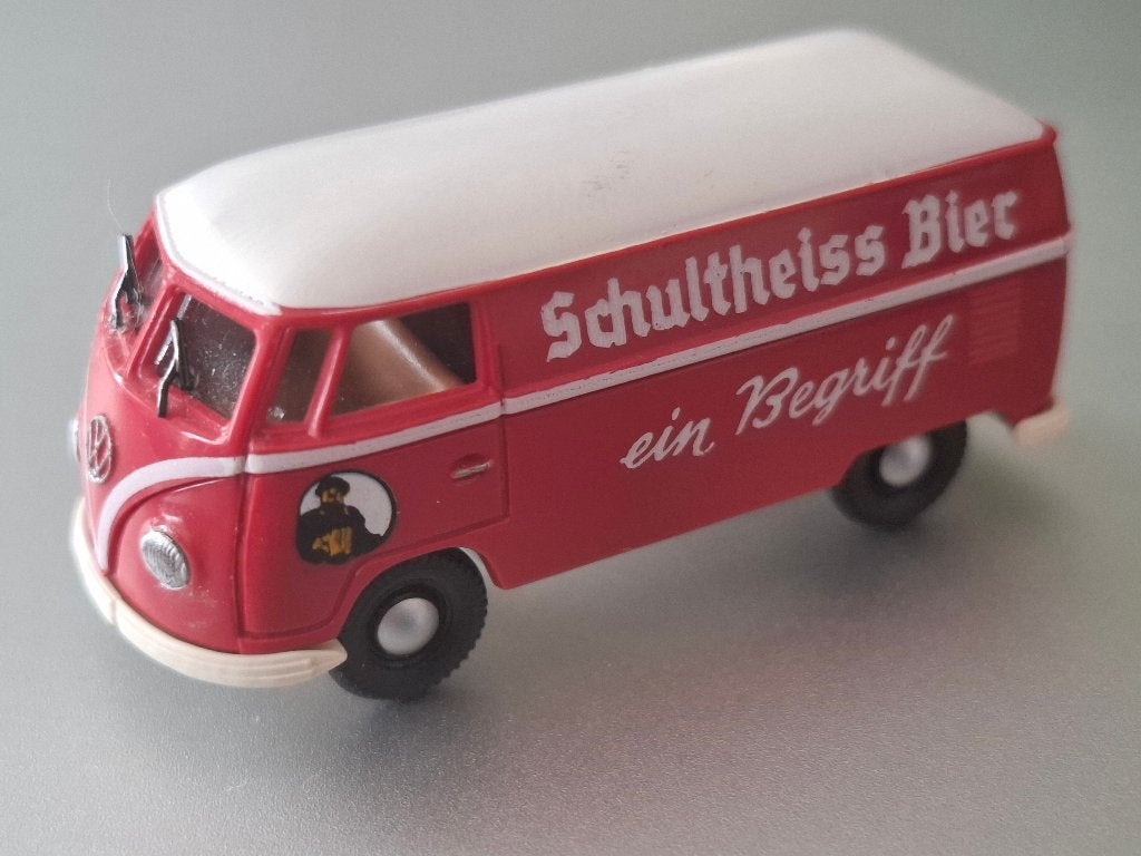 1:87 Volkswagen VW T1 Schultheiss Bier Brekina € 8, Verzenden, Zo goed als nieuw, Auto, Brekina