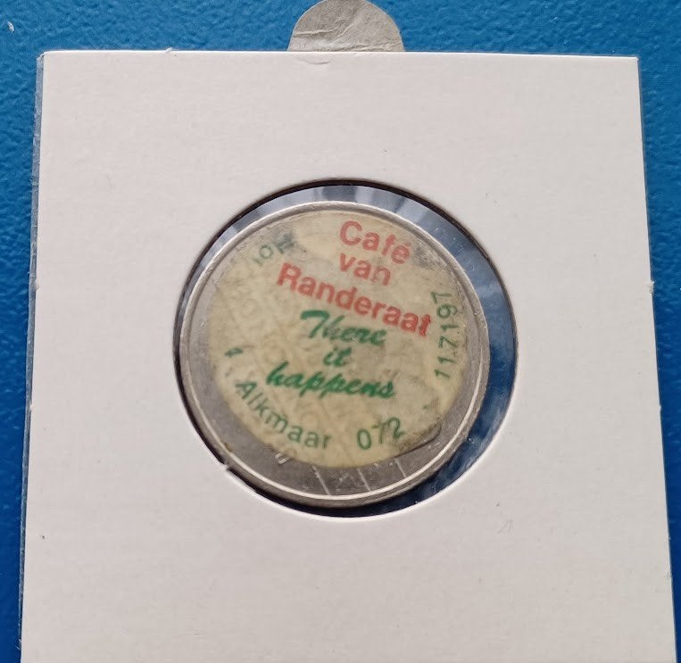 1 gulden 1987 - Beatrix, Café van Randeraat Alkmaar, Verzenden, Koningin Beatrix, 1 gulden, Losse munt