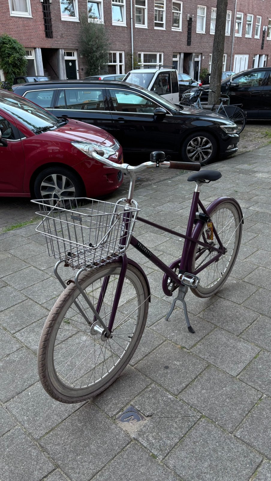 Veloretti bike purple, Fietsen en Brommers, 56 cm of meer, Ophalen, Gebruikt
