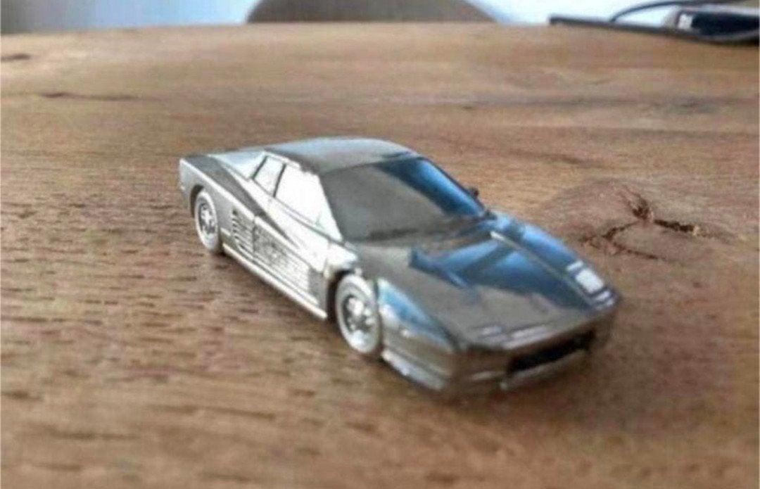 Ferrari Testarossa – Bburago –metalen model – Made in Italy, Ophalen of Verzenden, Gebruikt, Auto