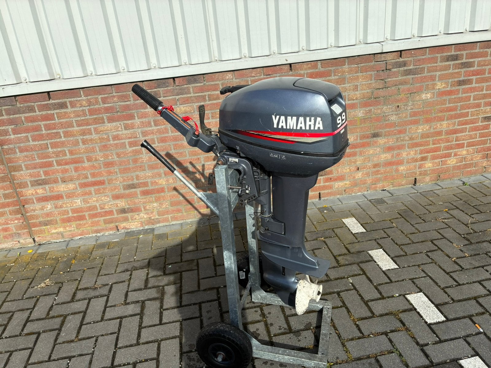 Yamaha 15 pk 2 takt , kortstaart  knuppel , vaarklaar !, 10 tot 30 pk, Elektrische start, Ophalen of Verzenden, Yamaha