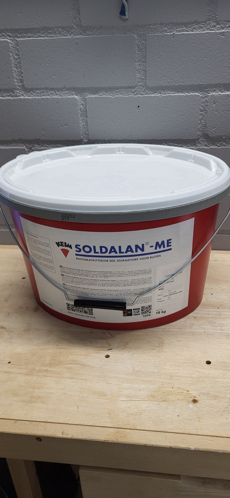 KEIM Soldalan-ME Verf 18 kg - Keim Exclusiv 9554, Ophalen, Overige kleuren, Nieuw, Verf
