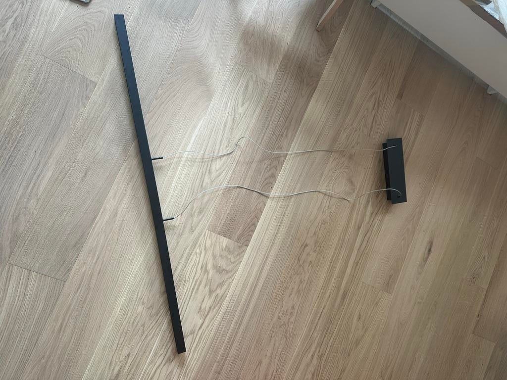 Moderne zwarte LED hanglamp qazqa, Huis en Inrichting, Lampen | Hanglampen, Ophalen, Nieuw, Modern, Metaal