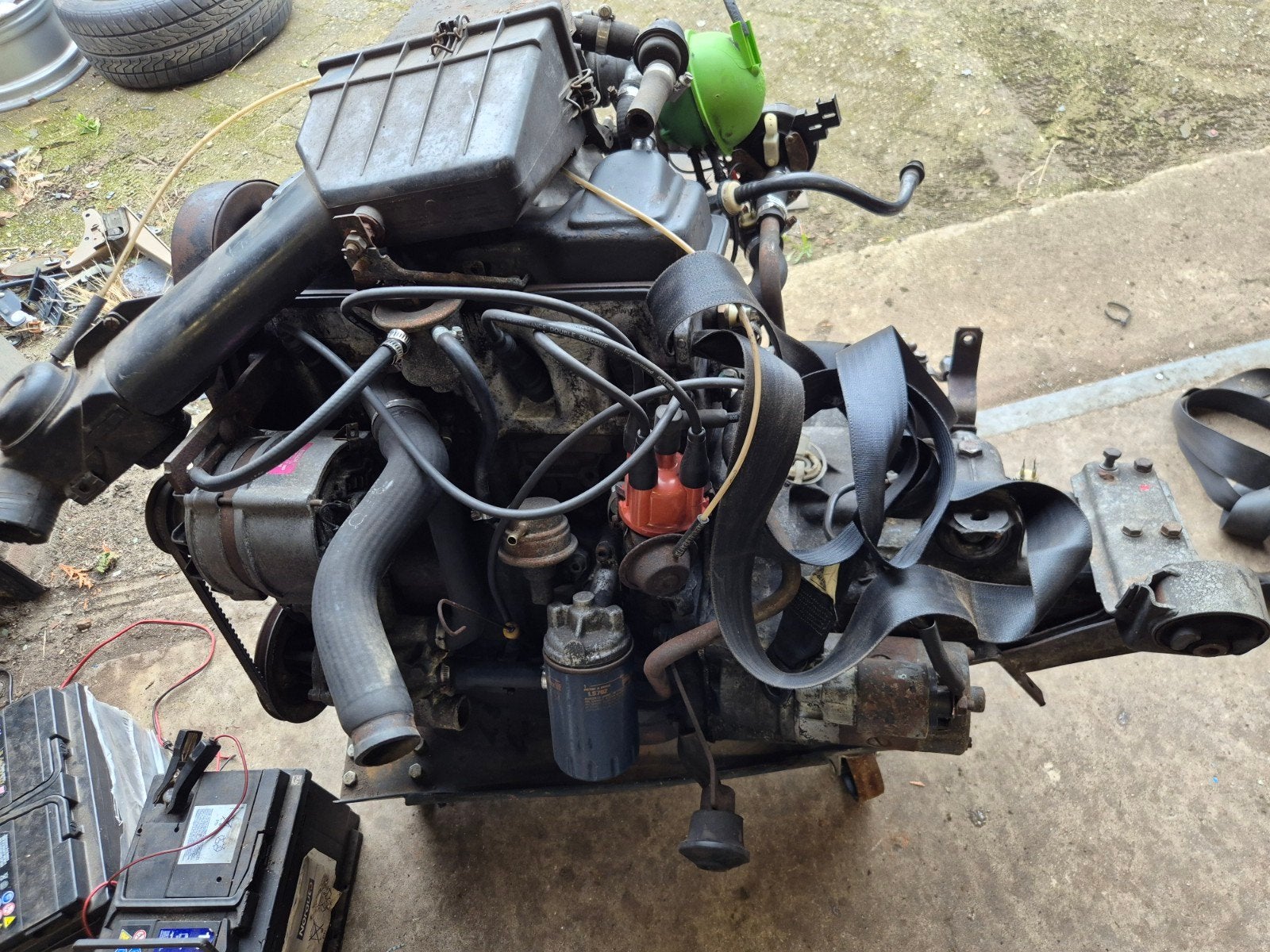 golf1 golf mk1 motorblok 1.6 JB, Auto-onderdelen, Ophalen, Gebruikt, Volkswagen