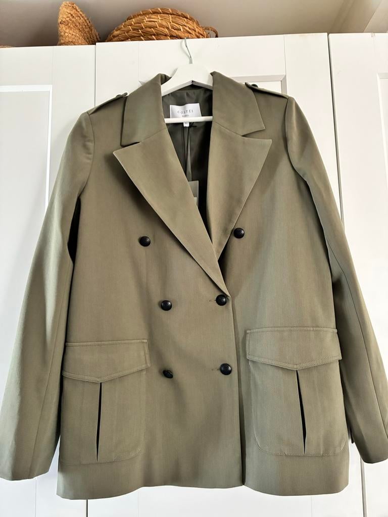 Costes Groene Blazer Maat XL - Stijlvol en Comfortabel, Kleding | Dames, Verzenden, Nieuw, Maat 42/44 (L), Groen